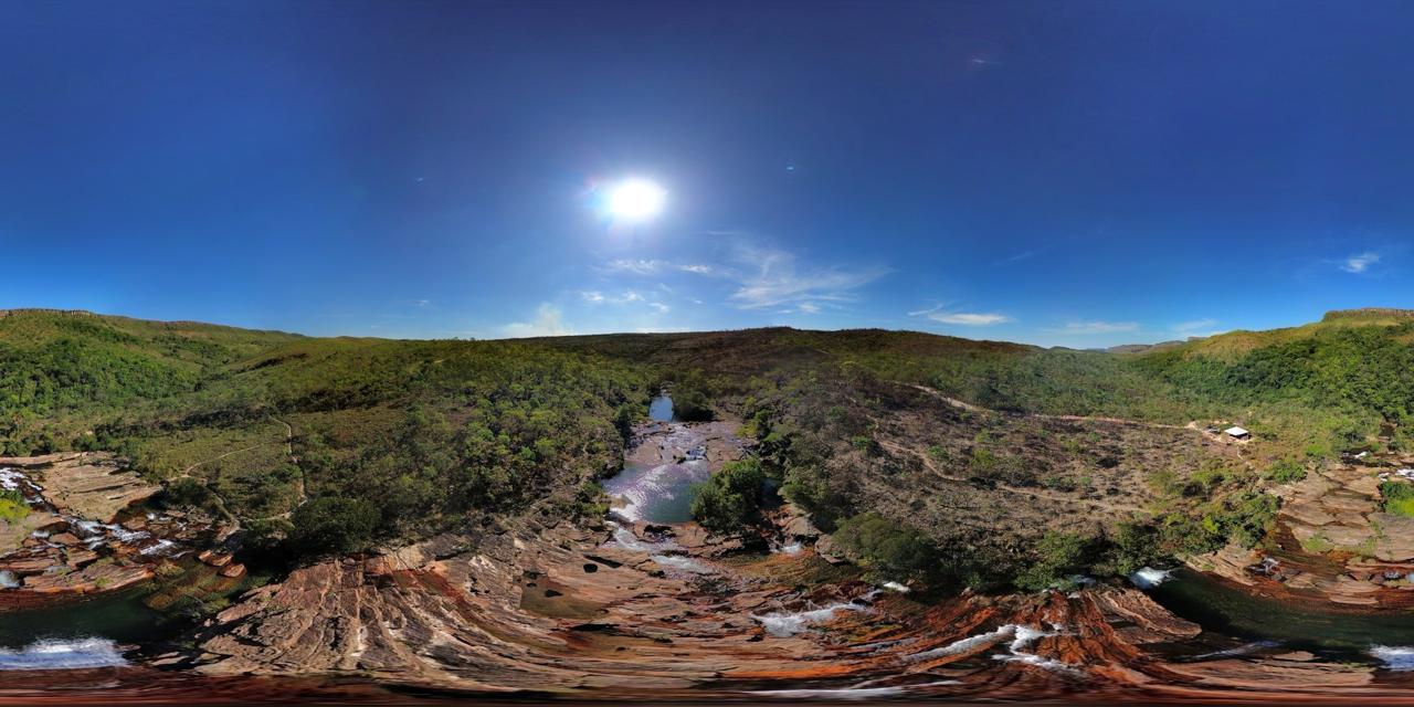 Paisagem ampla do Cerrado