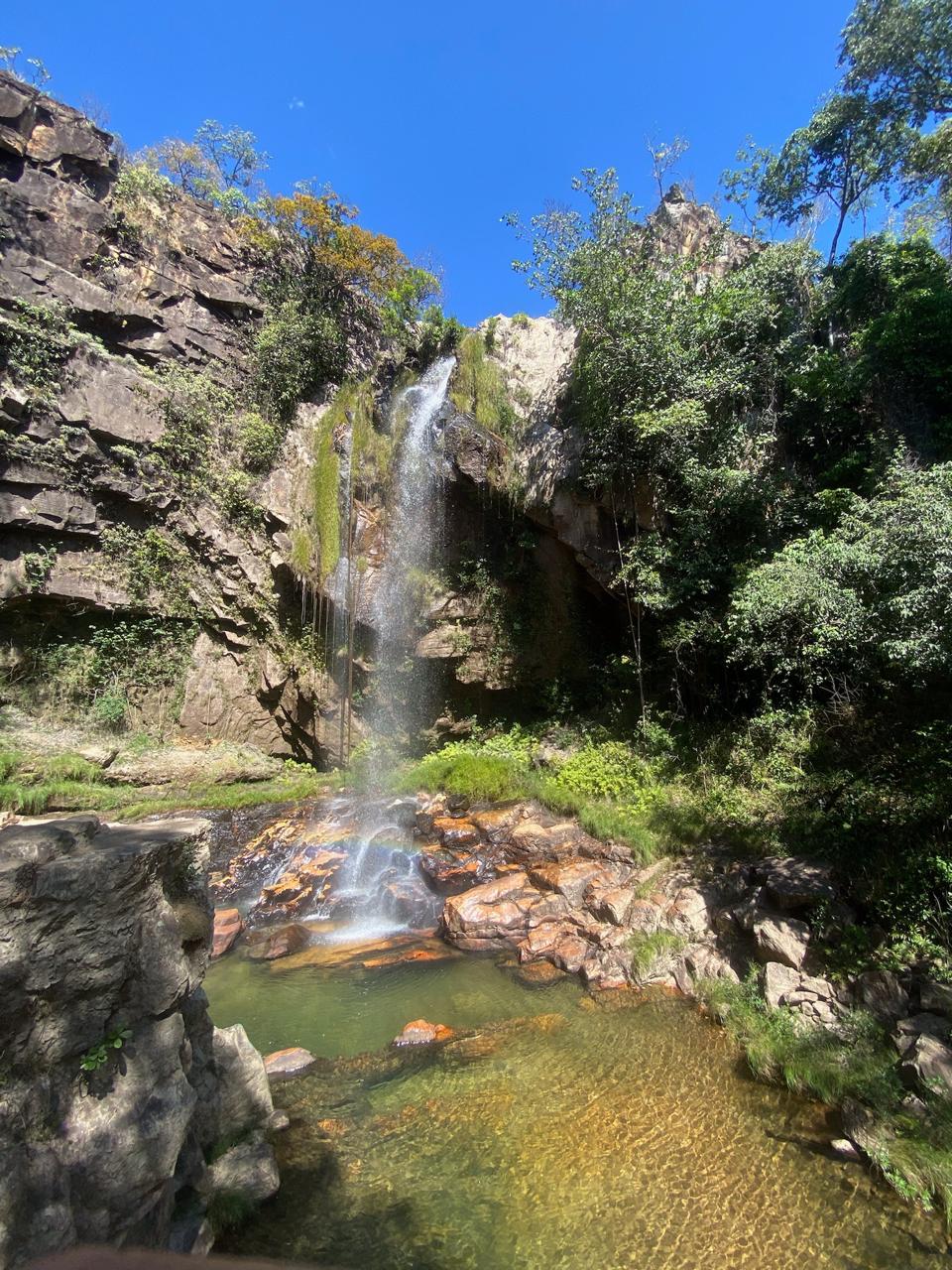 Cachoeira na Chapada dos Veadeiros